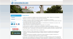 Desktop Screenshot of cruetic.ujaen.es