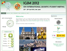 Tablet Screenshot of igsm2012.ujaen.es